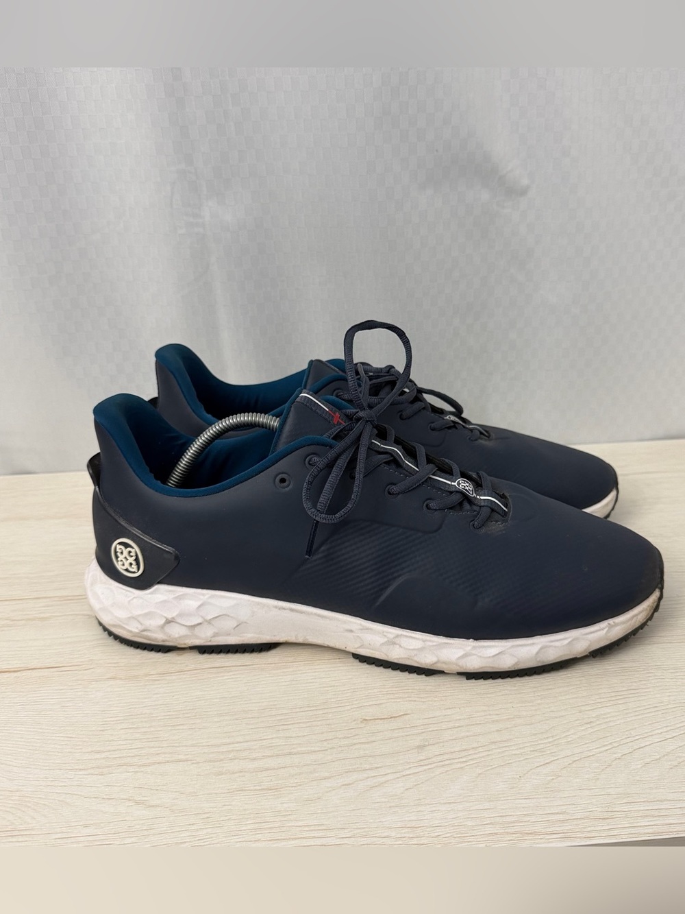 G/FORE MG4+ Spikeless Golf Shoes Men’s Size 15 Twilight Navy Blue White
